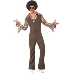 Hippie Kostuum | Groovy Boogie | Man | Large | Carnaval kostuum | Verkleedkleding